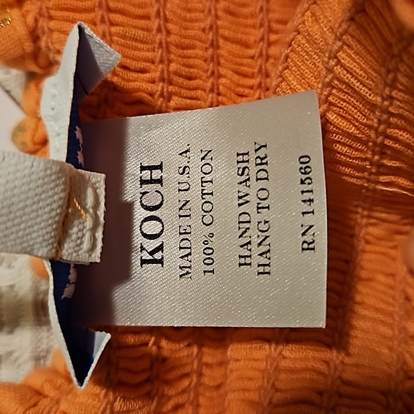 Koch NWT Nicole mocked mini skirt with double ruffle hem & metallic print - Picture 5 of 6